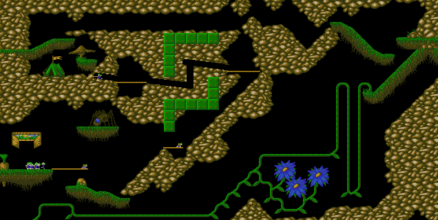 Overview: Lemmings 2: The Tribes, Amiga, Outdoor, 8 - The Laws of Tradition